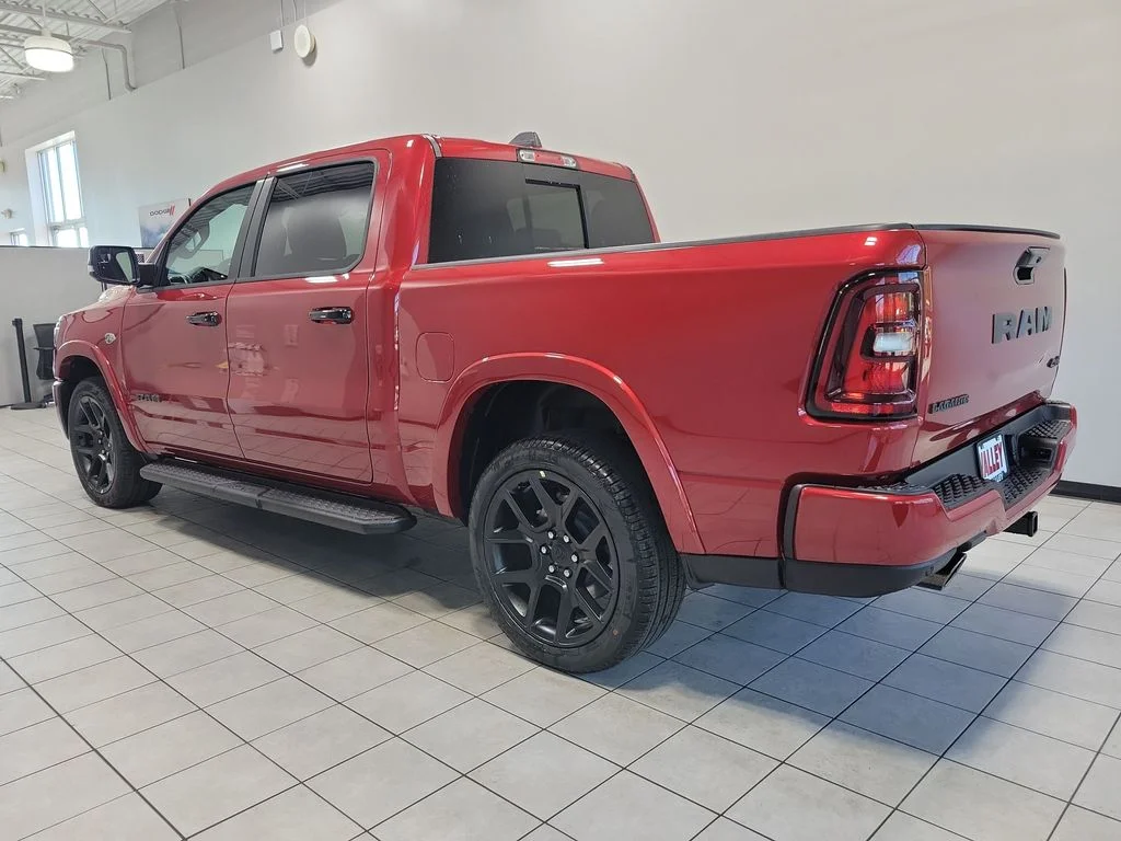 New 2026 Molten Red Pearl-Coat Exterior Paint RAM Laramie image 6