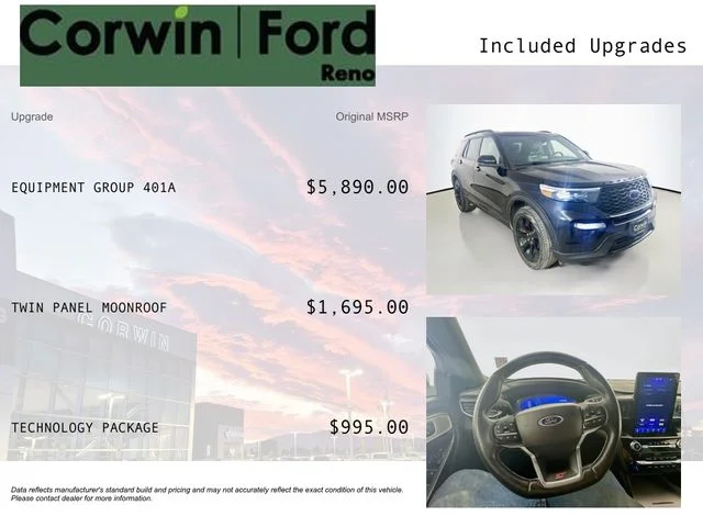 Certified Used 2023 Agate Black Metallic Ford ST image 3