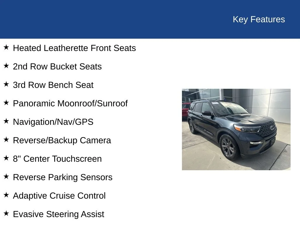 Certified Used 2023 Stone Blue Metallic Ford XLT image 37