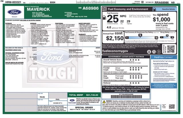 Used 2024 White Ford XLT image 30