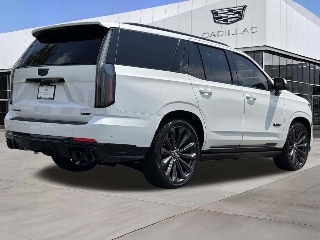 Used 2025 Crystal White Tricoat Cadillac Escalade-V image 8