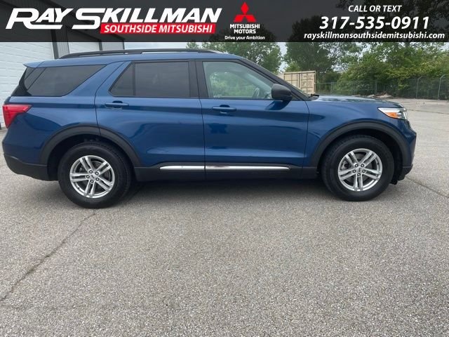 Used 2021 Blue Ford XLT image 4
