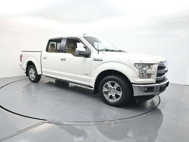 Used 2017 White Platinum Clearcoat Metallic Ford Lariat image 1