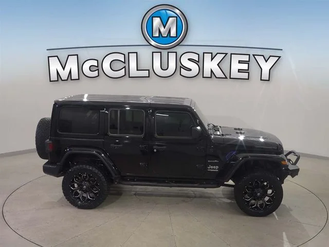 Used 2018 Black Jeep Unlimited Sahara image 12