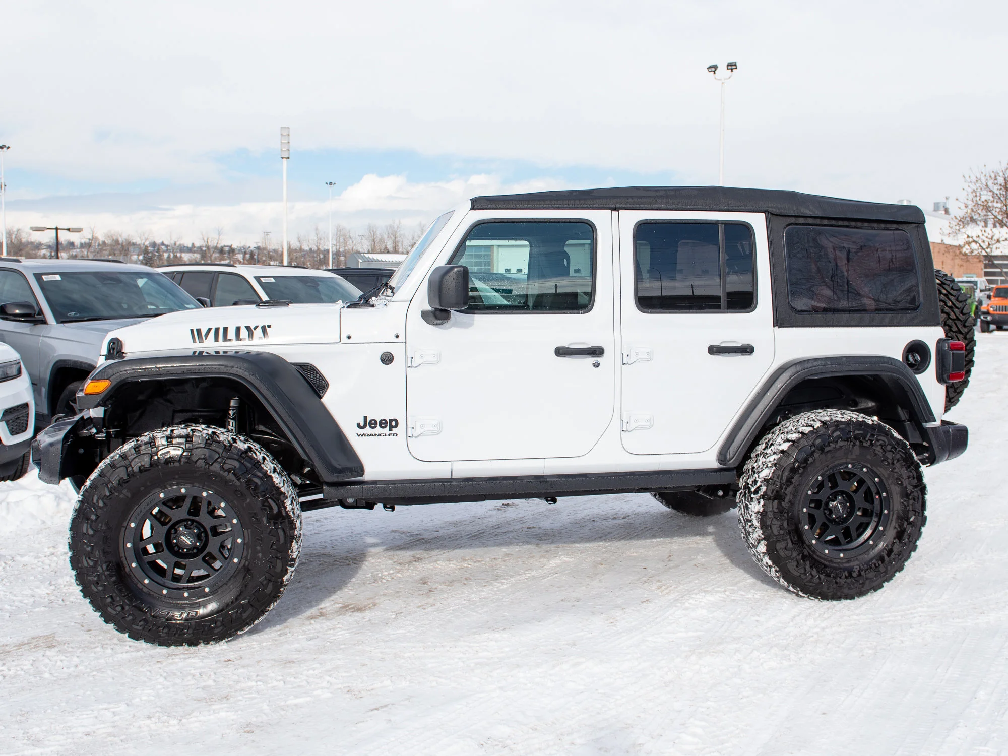 New 2026 White Jeep Willys*, 3.5 Inch Lift, 37 Inch Tires image 5