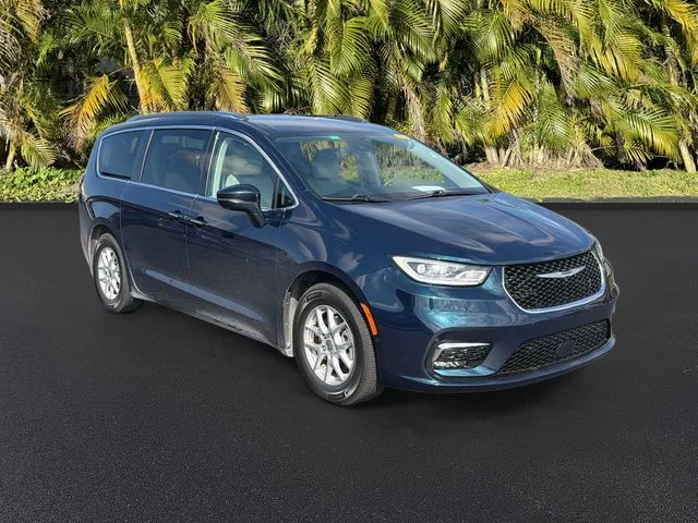 Used 2021 Blue Chrysler Touring L image 2