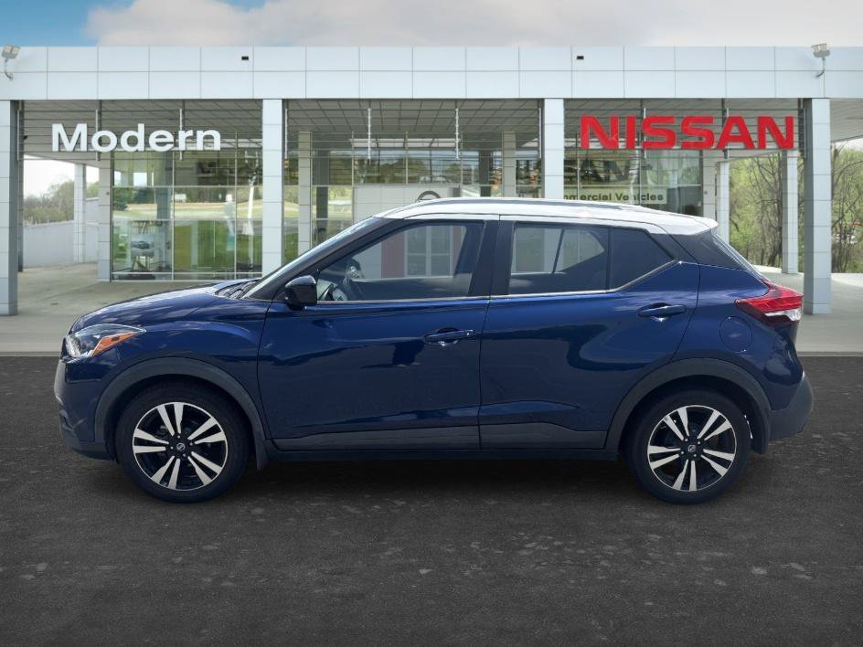 Used 2019 Deep Blue Pearl/Fresh Powder Nissan SV image 2
