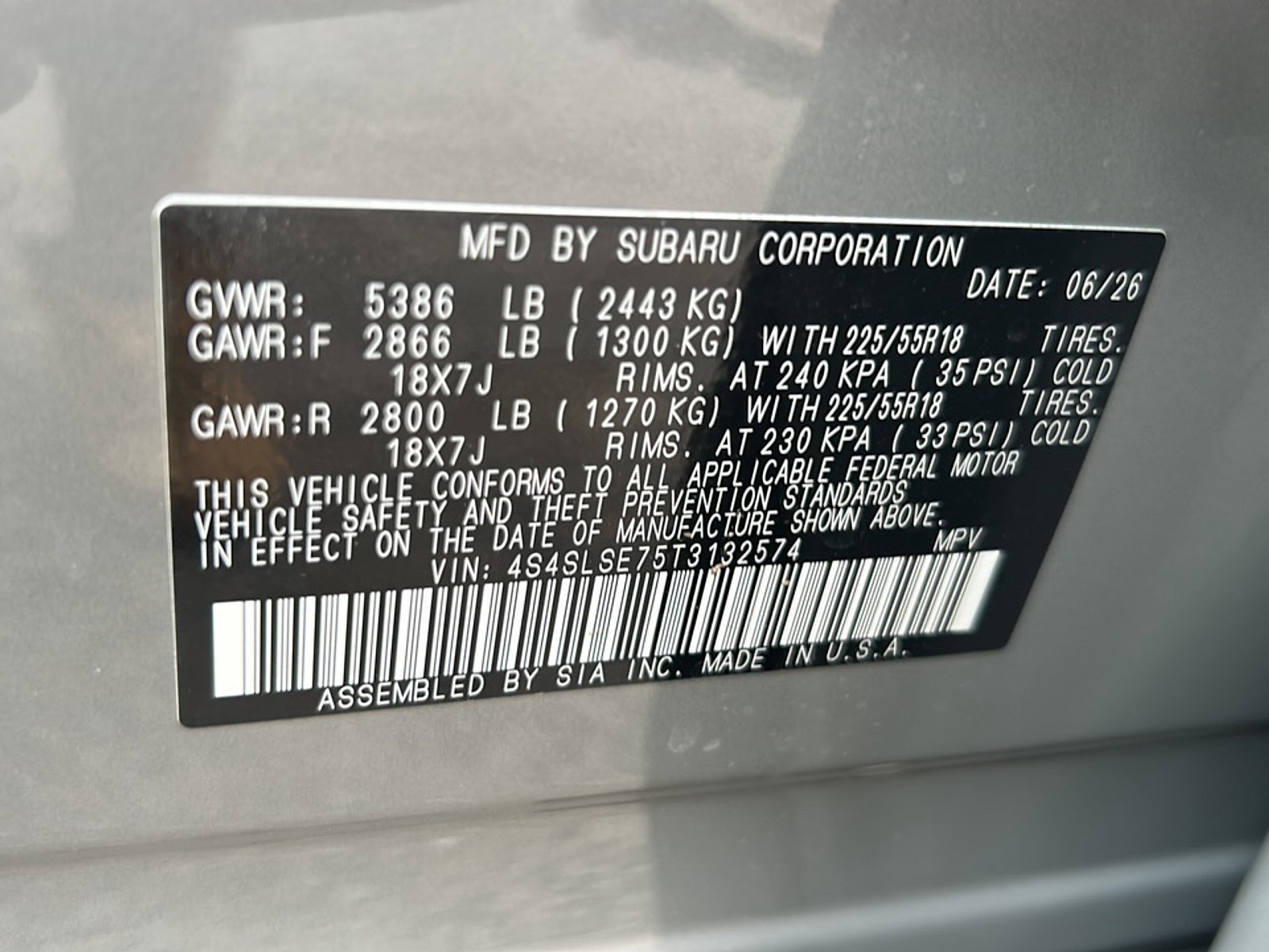 New 2026 RIVER ROCK PEARL Subaru Premium Hybrid image 17
