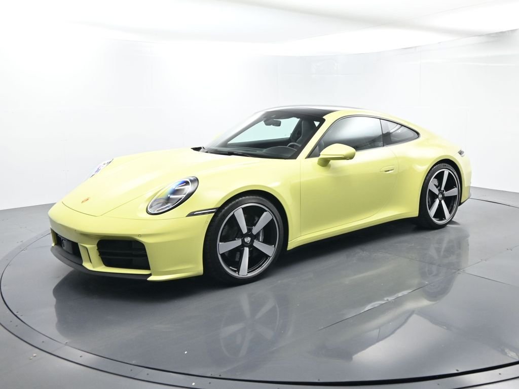 hawaii61プレステージ Certified Pre-Owned 2025 Porsche 911 Carrera 2D Coupe Yellow in