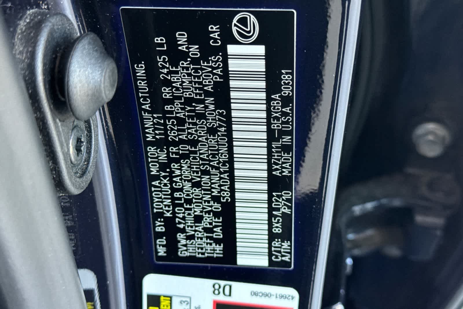 Used 2022 Nightfall Mica Lexus  image 31