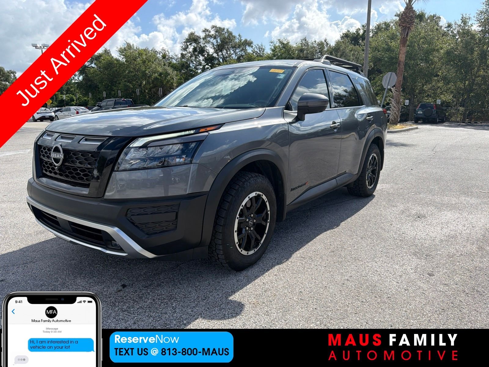 Certified Used 2025 Gray Nissan Rock Creek image 1