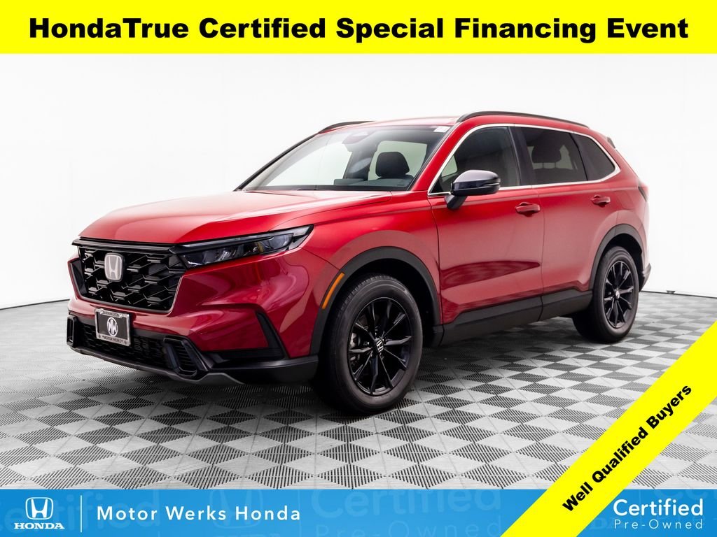 Certified Used 2023 Radiant Red Metallic Honda Sport image 1