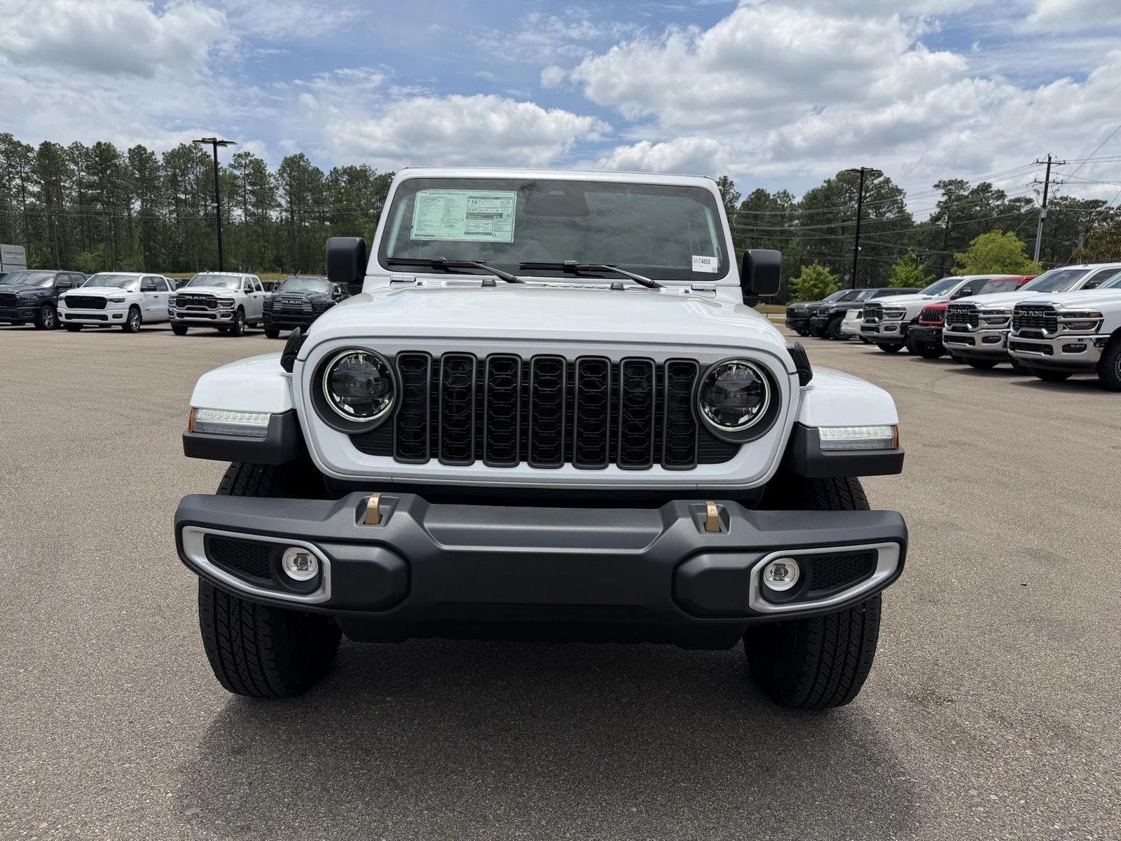New 2026 Bright White Clearcoat Jeep 85th Anniversary Edition image 2
