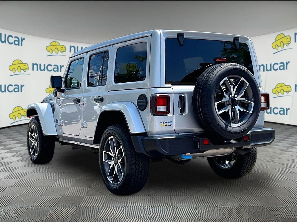 Used 2024 Silver Jeep Sport S 4xe image 4