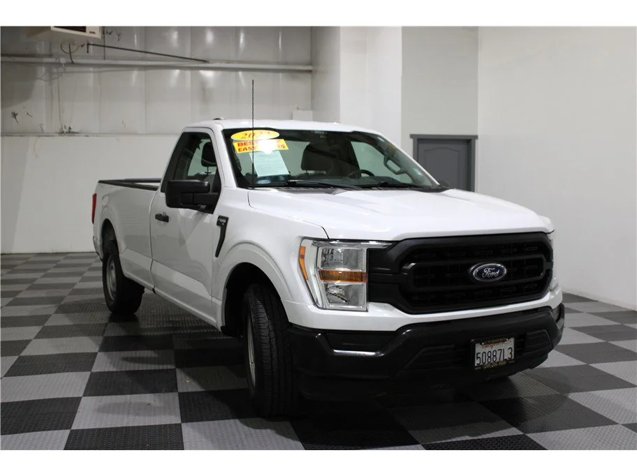 Used 2022 White Ford XL Pickup 2D 8 ft image 3