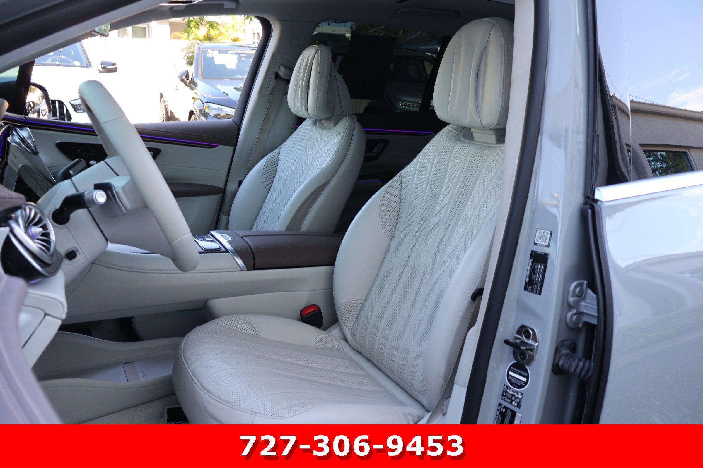 Certified 2023 Mercedes-Benz EQS SUV Base with VIN 4JGDM4EB5PA026147 for sale in Clearwater, FL
