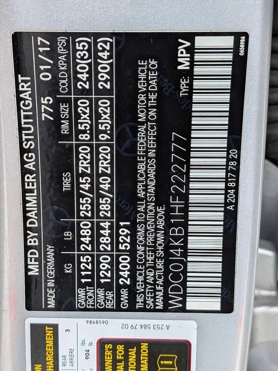 Used 2017 Iridium Silver Metallic Mercedes-Benz GLC 300 image 23