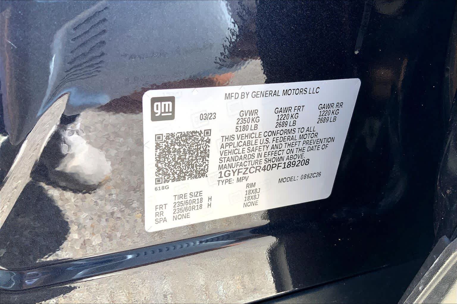 Used 2023 Galactic Grey Metallic Cadillac FWD Premium Luxury image 31