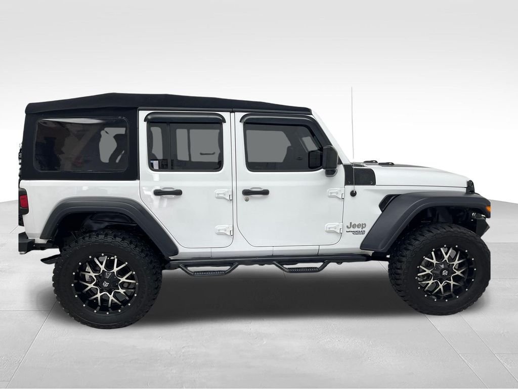 Used 2018 White Jeep Unlimited Sport image 6