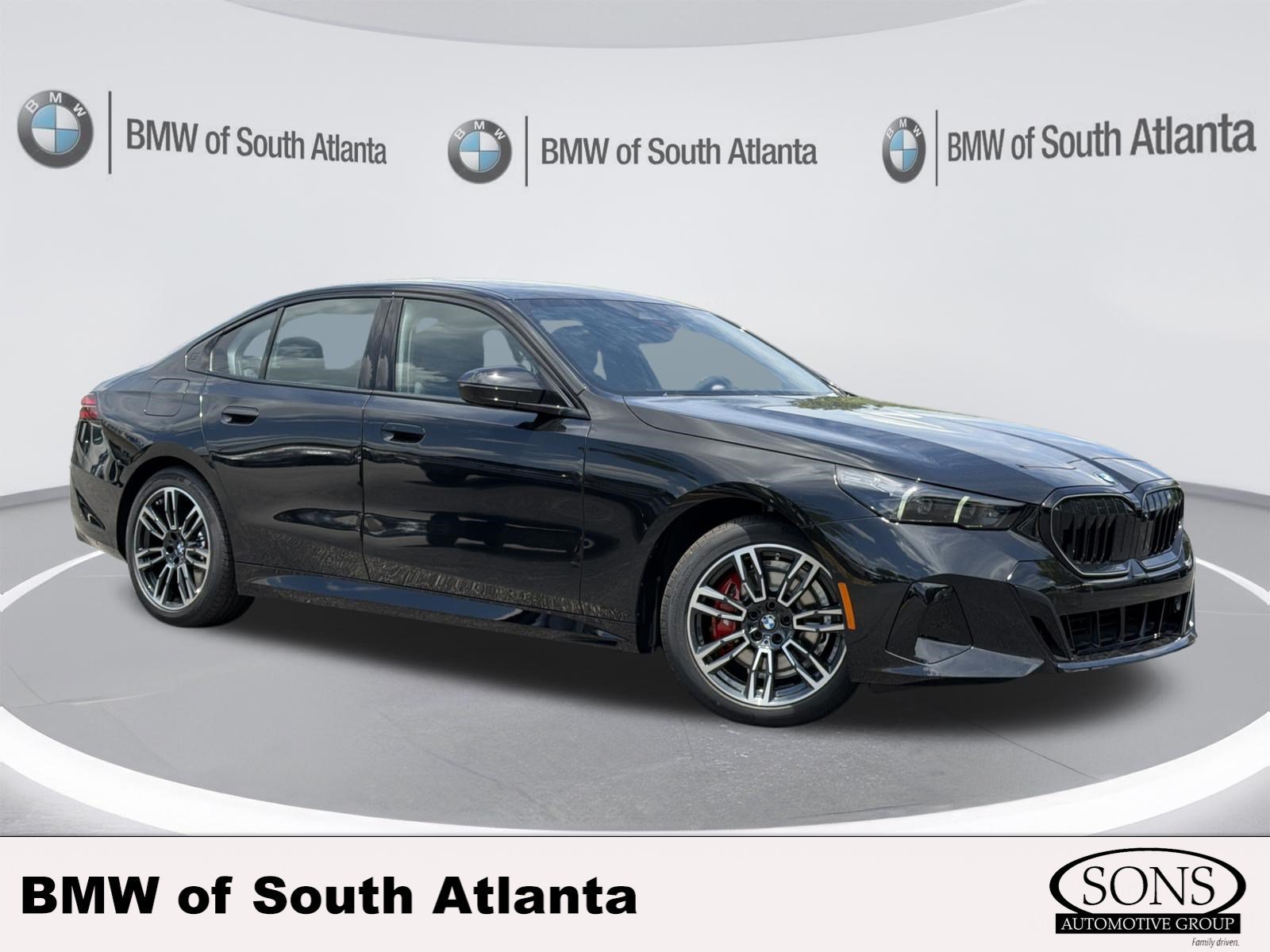 New 2027 Black Sapphire Metallic BMW 530i image 1