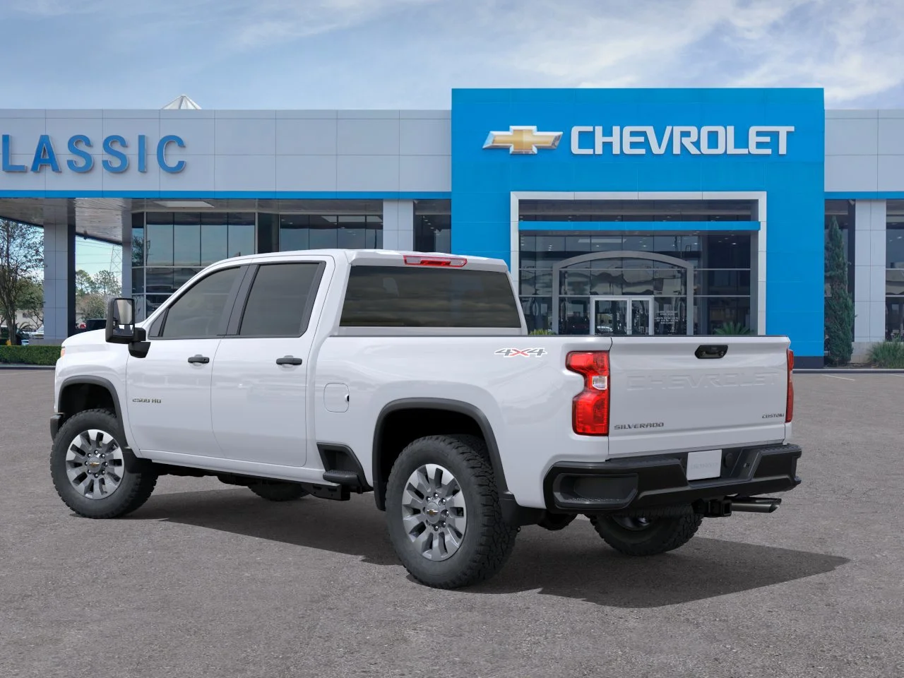 2026 Chevrolet Silverado 2500 HD Custom White at Classic Elite Chevrolet Hwy 6