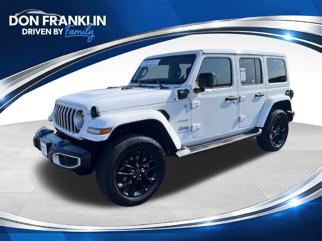 Used 2024 White Jeep Sahara 4xe image 1