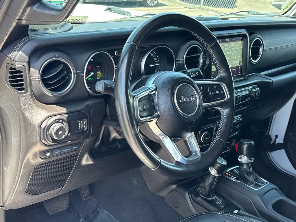 Used 2023 White Jeep Sahara 4xe image 9