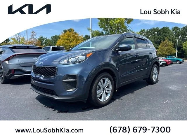 Used 2017 Blue Kia LX image 1