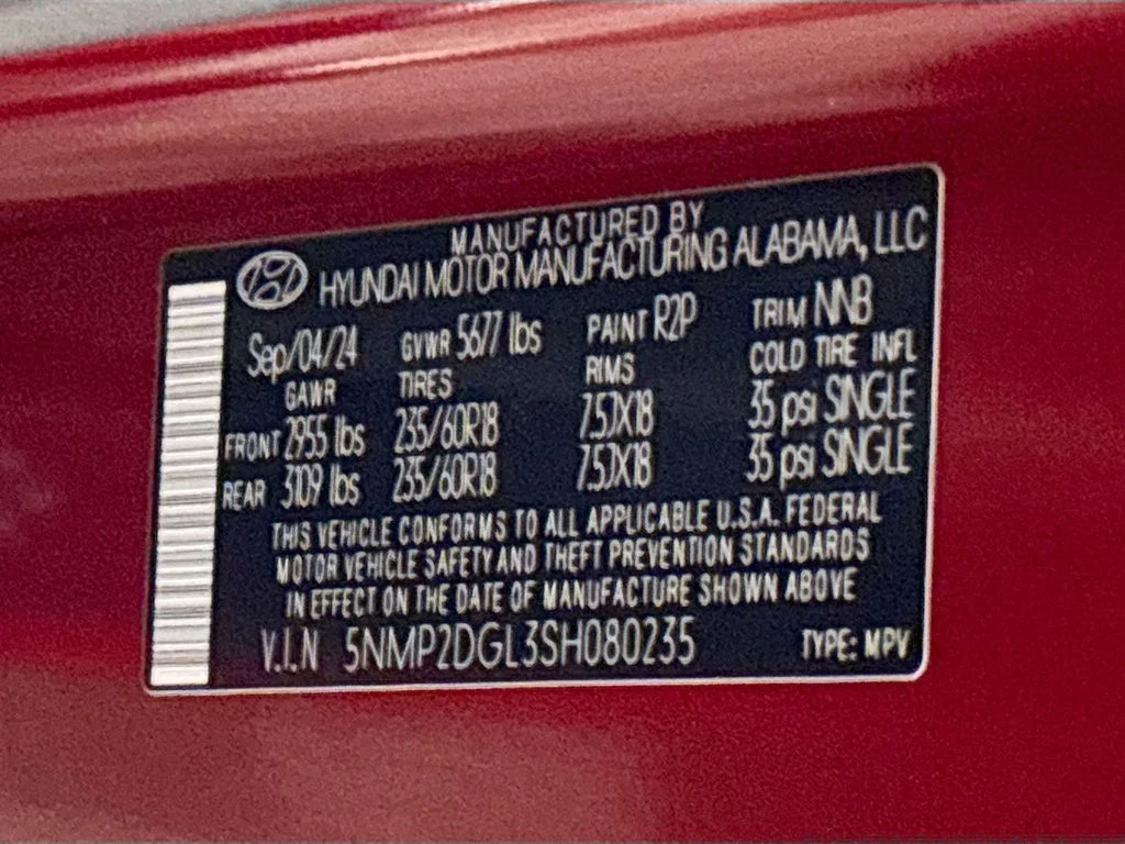 Used 2025 Red Hyundai SEL image 24