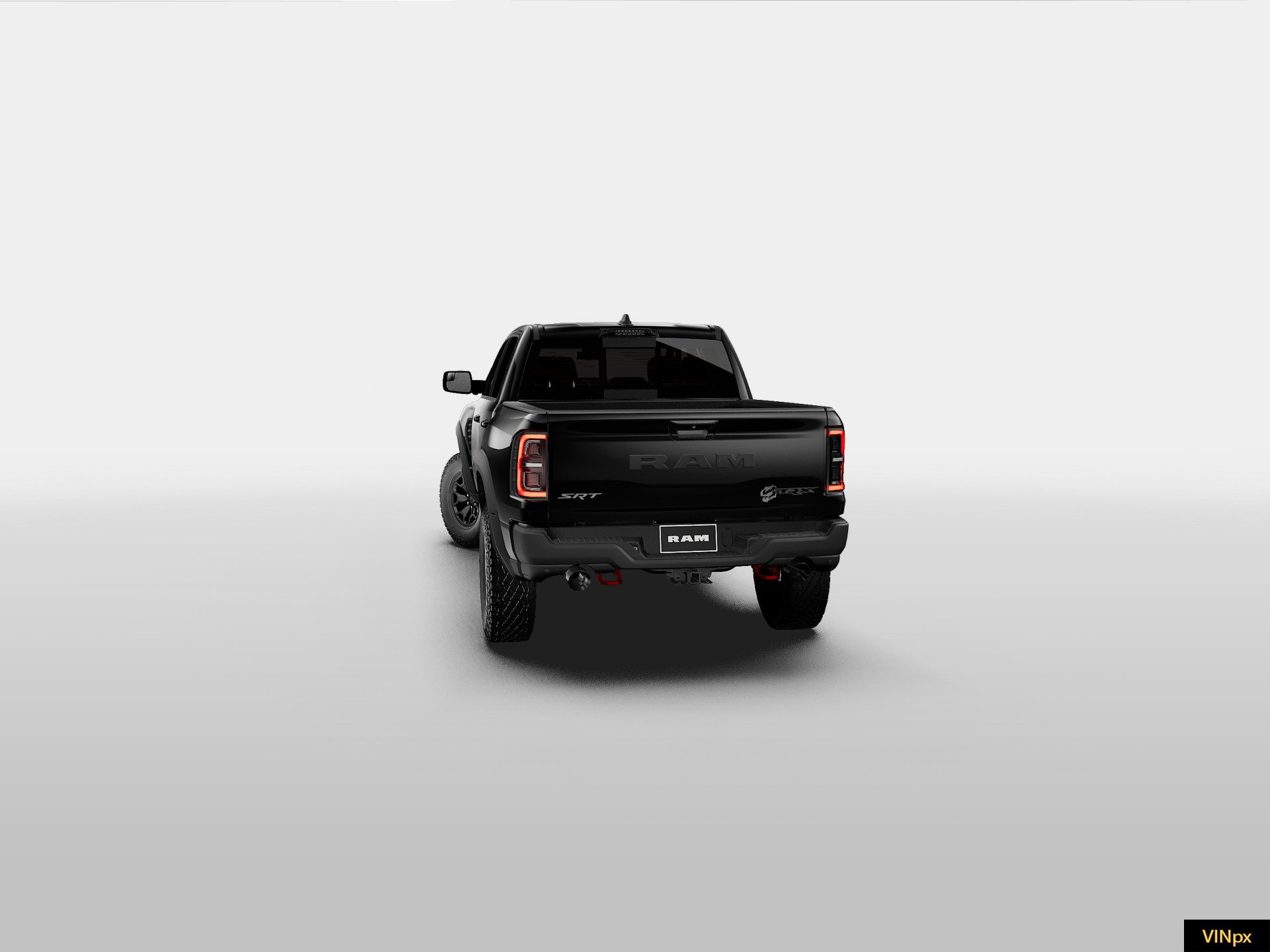 New 2027 Diamond Black Crystal Pearl-Coat Exterior Paint RAM TRX image 13