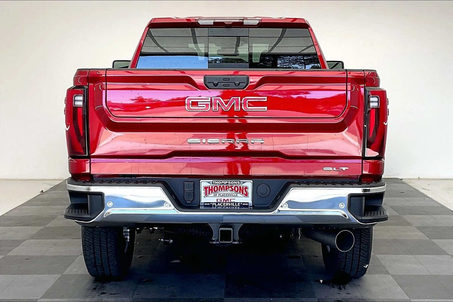 New 2026 Volcanic Red Tintcoat GMC SLT image 3