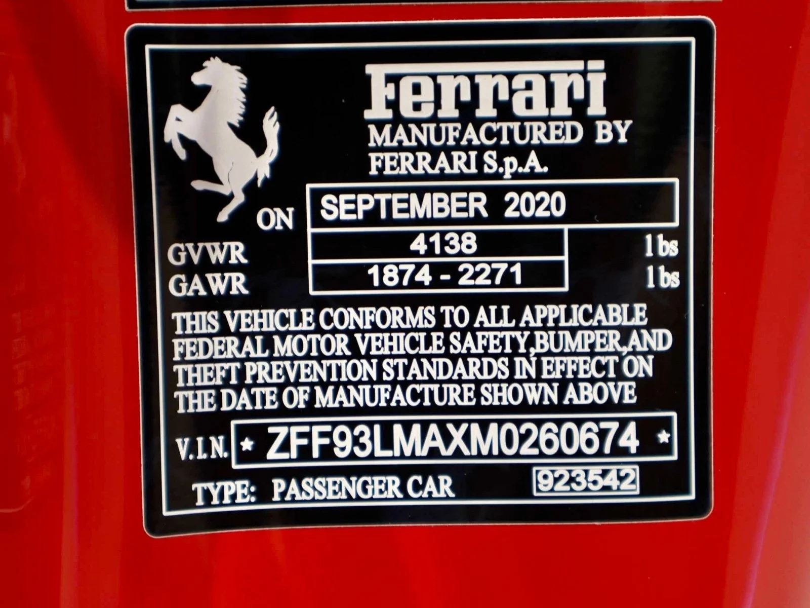 Certified Used 2021 Rosso Corsa Ferrari  image 38