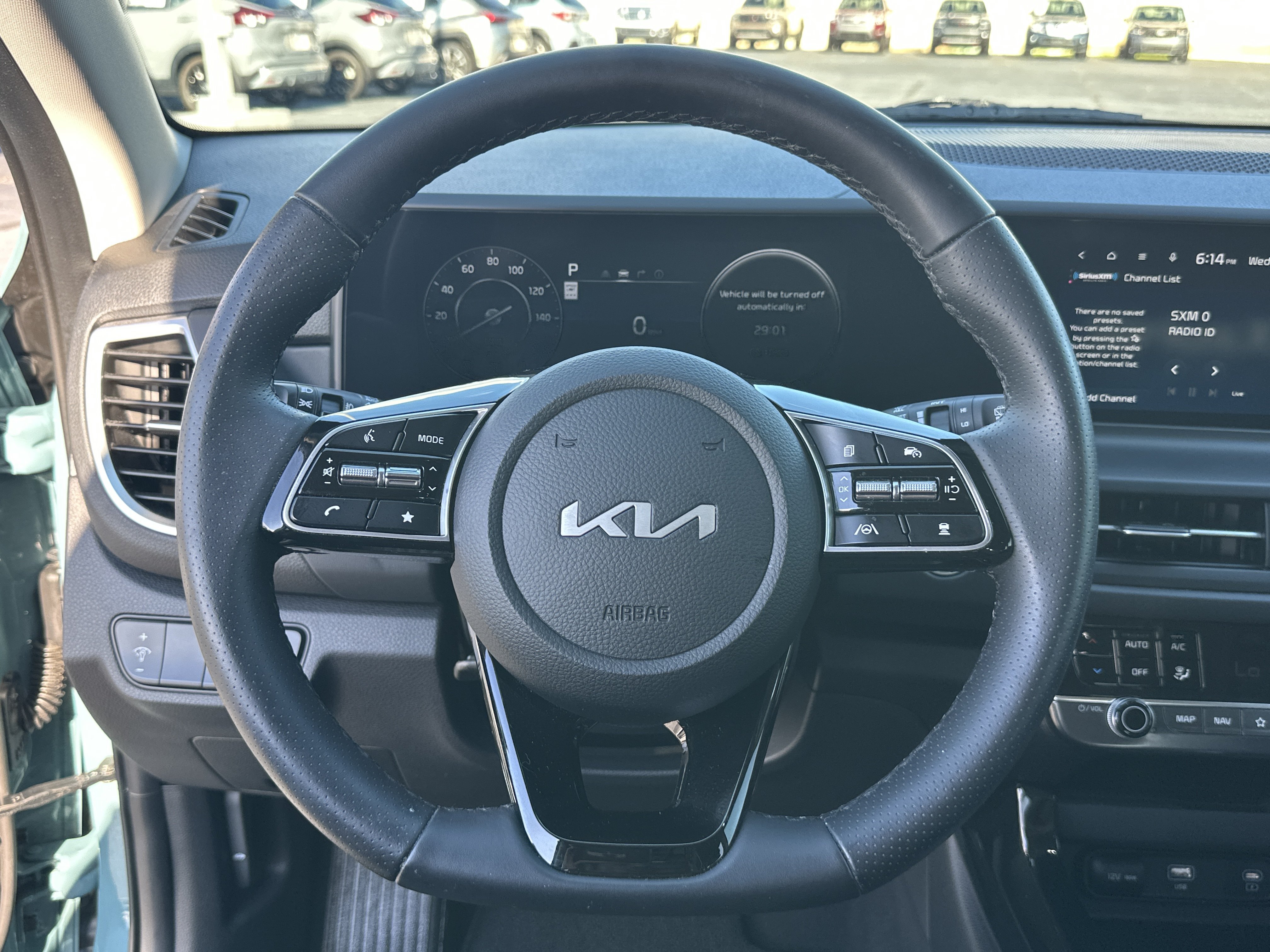 Used 2024 Pluton Blue/Black Roof Kia SX image 27
