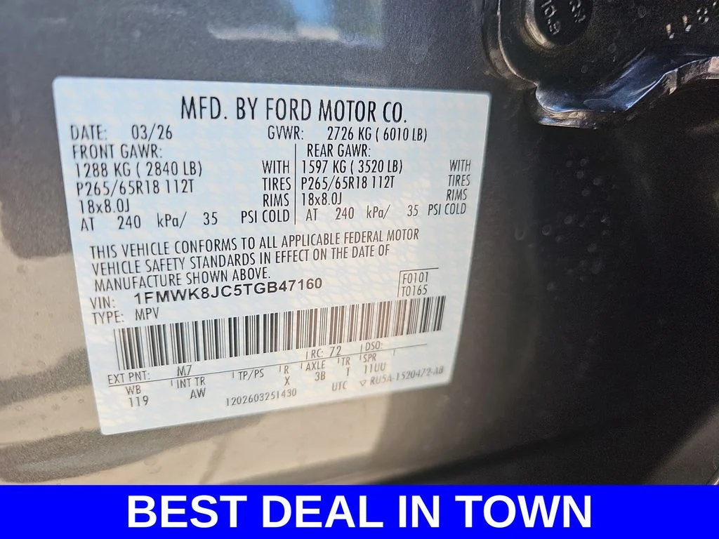 New 2026 Carbonized Gray Metallic Ford Tremor® image 44
