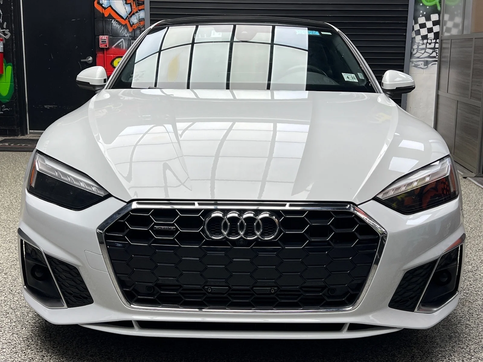 Used 2024 Glacier White Metallic (2y2y) Audi quattro S line Prem Plus 45 TFSI image 2
