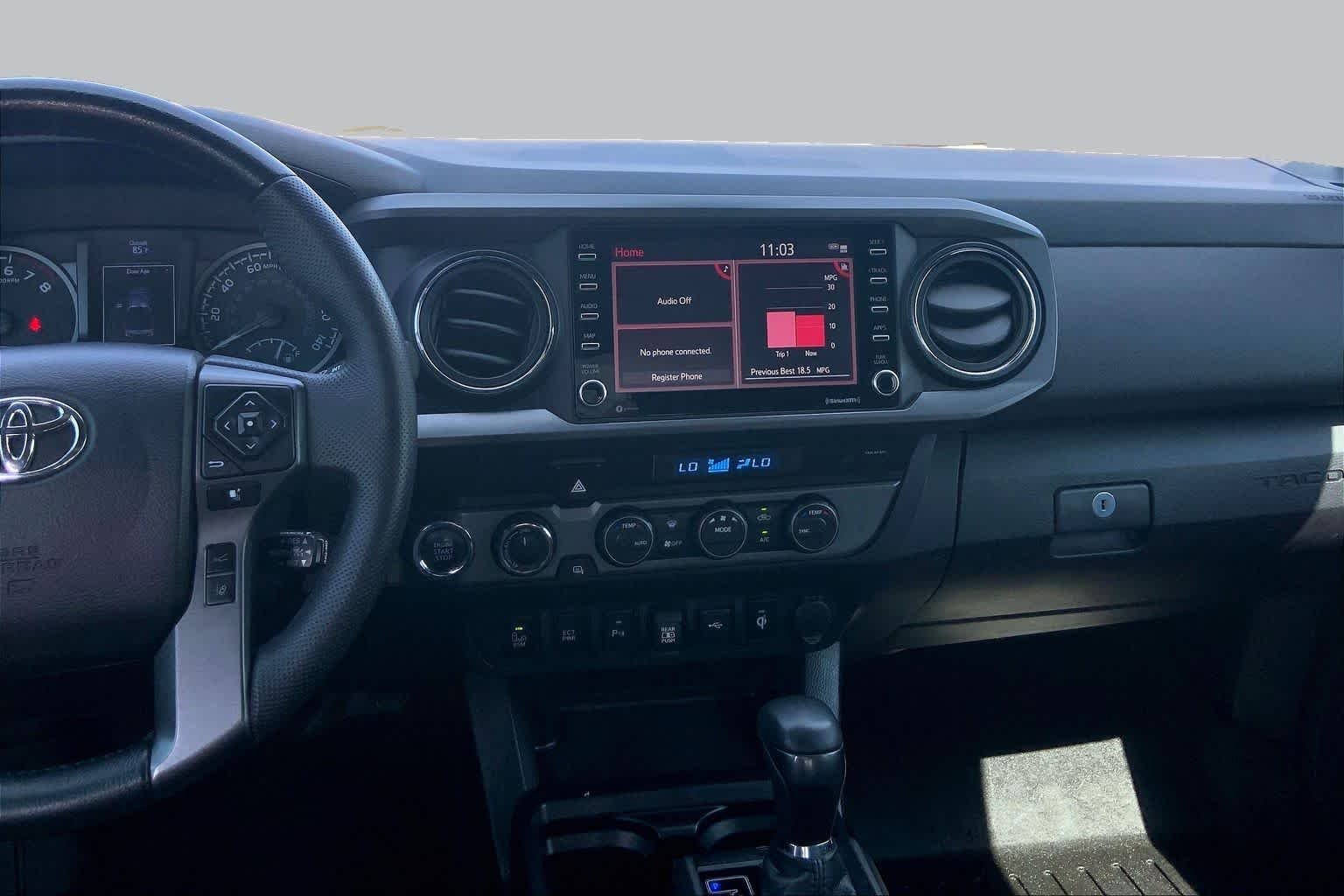Certified Used 2021 Super White Toyota TRD Off Road image 7