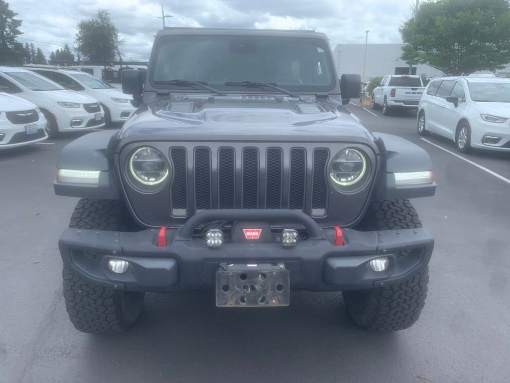 Used 2019 Granite Crystal Metallic Clearcoat Jeep Unlimited Rubicon image 6