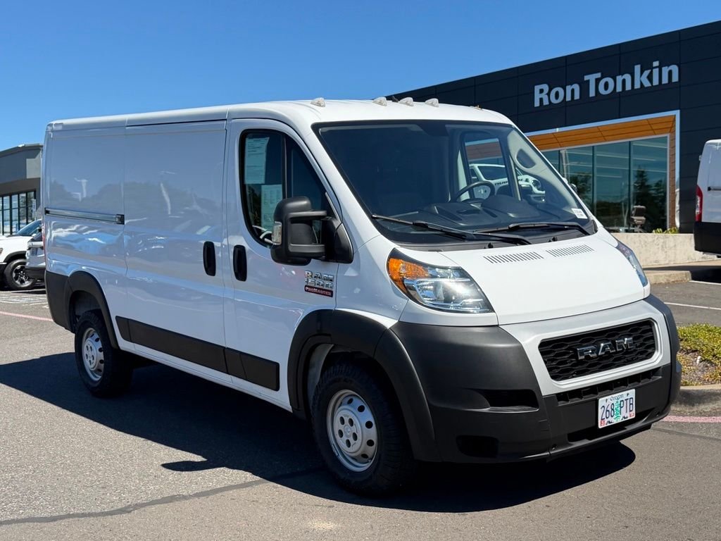 Used 2021 Bright White Clearcoat Ram Low Roof image 2