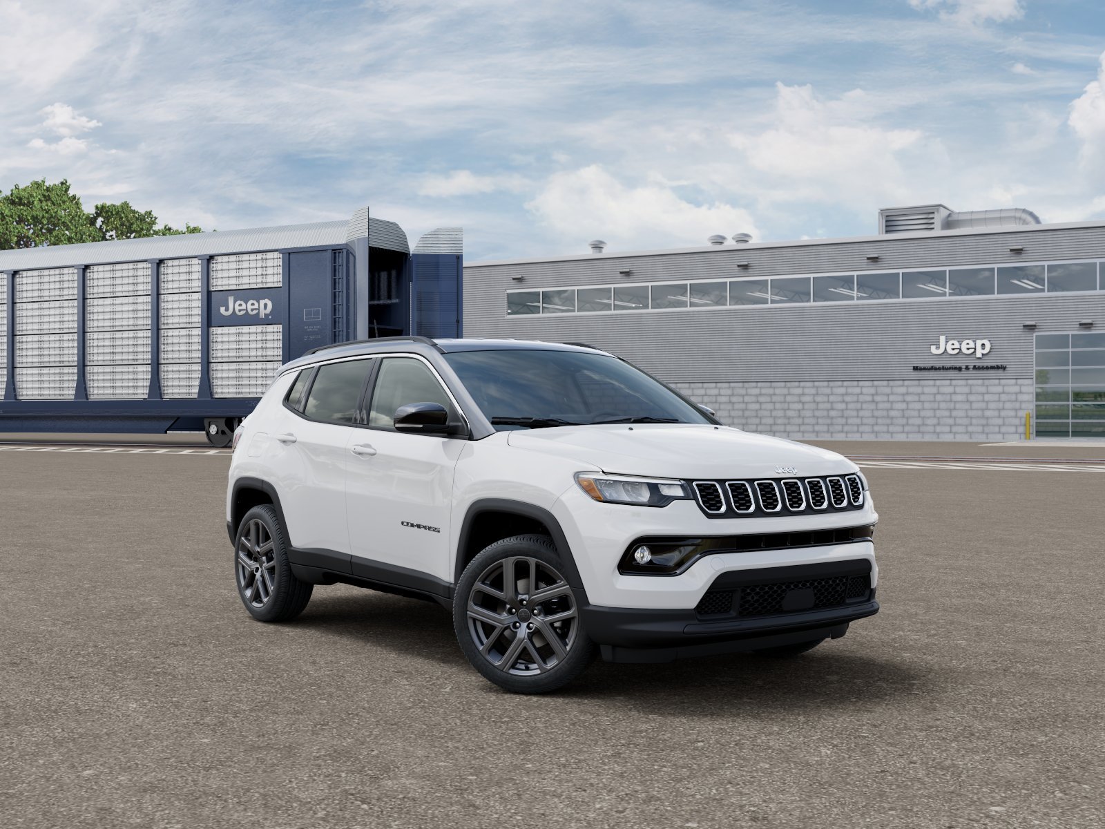 New 2026 Bright White Clear-Coat Exterior Paint Jeep COMPASS LIMITED ALTITUDE 4X4 image 31