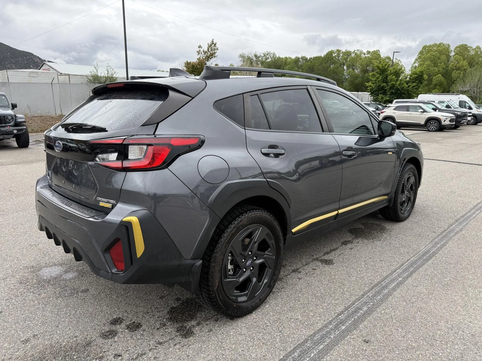 Used 2024 Magnetite Gray Metallic Subaru Sport image 3