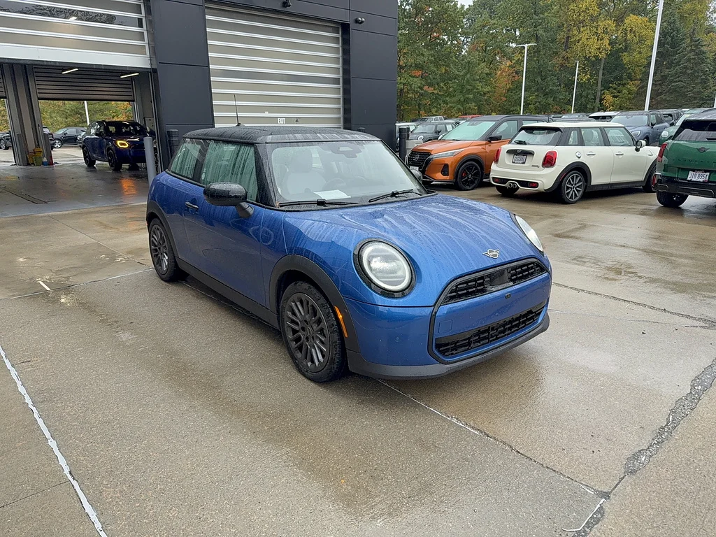 Certified Used 2026 Icy Sunshine Blue Metallic MINI Cooper C image 2