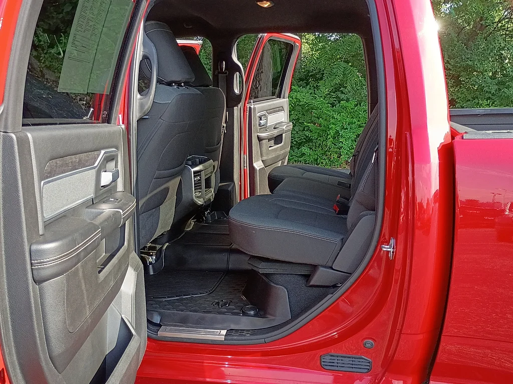 Used 2022 Flame Red Clear Coat Ram Lone Star image 14