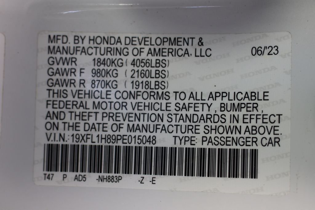 Used 2023 Platinum White Pearl Honda SP TRG image 30
