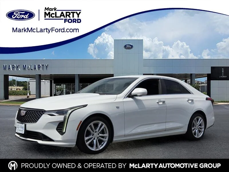Used 2023 Summit White CADILLAC 4DR SDN LUXURY image 1