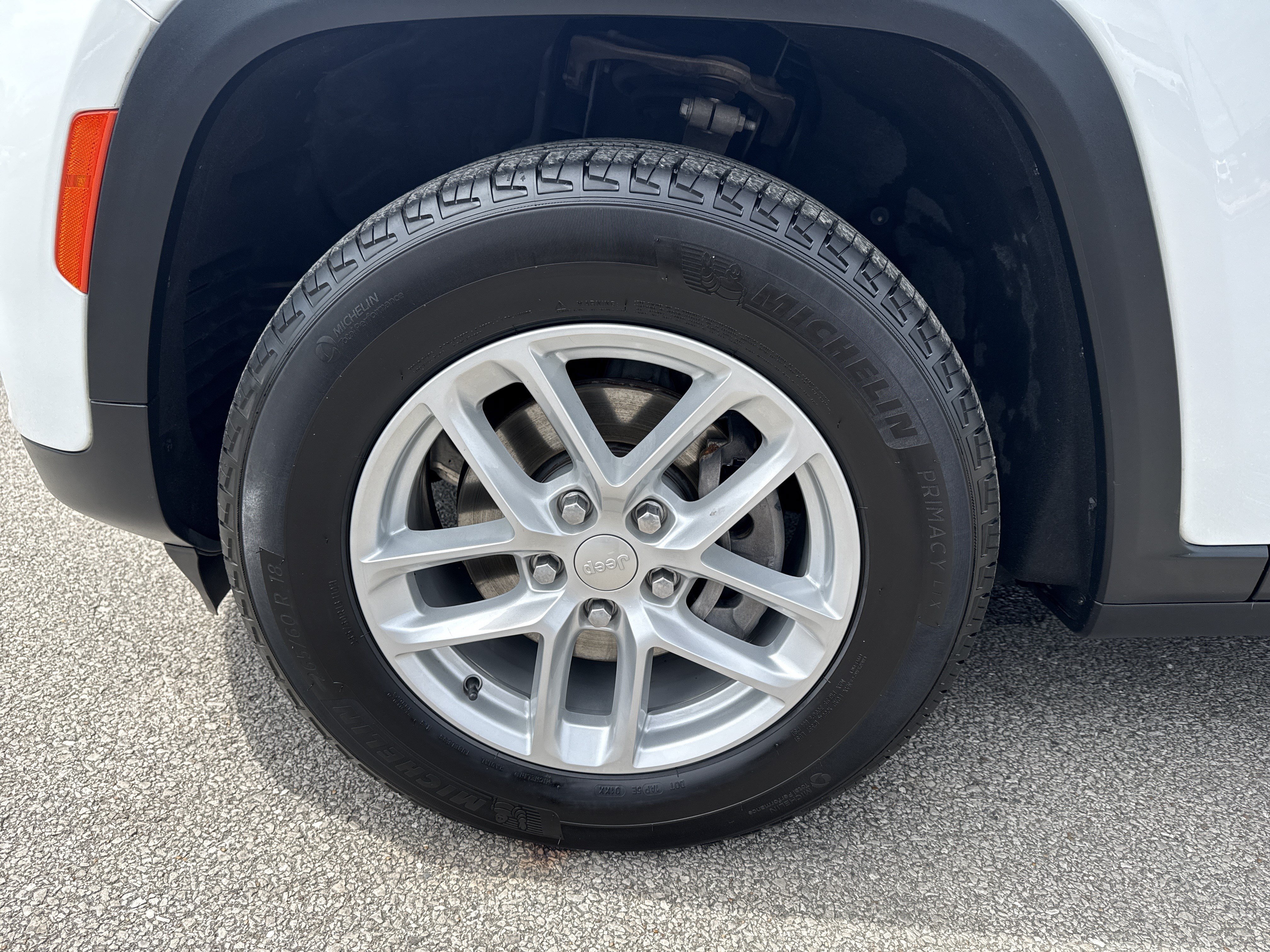 Used 2024 Bright White Clearcoat Jeep Laredo X image 12