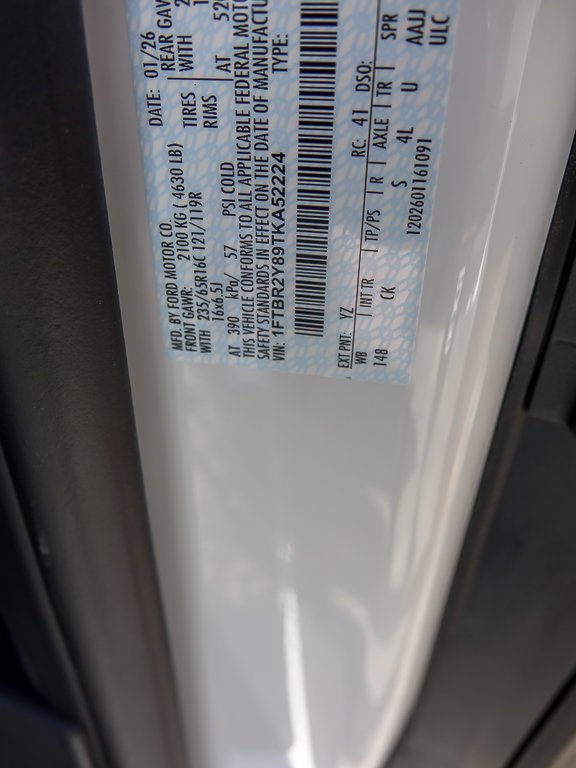New 2026 Oxford White Ford T-250 148 Low Rf image 33