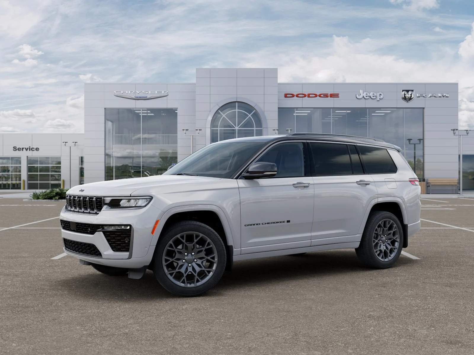 New 2026 Bright White Clear-Coat Exterior Paint Jeep Summit image 30