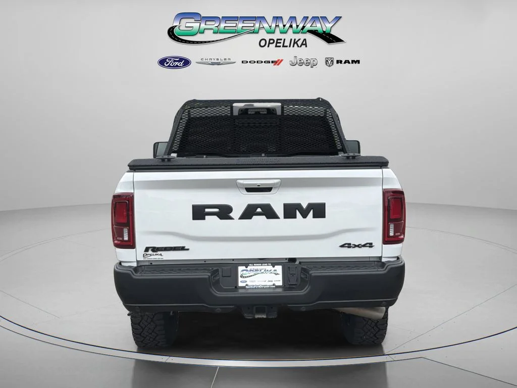 Used 2025 Bright White Clearcoat Ram Rebel image 6
