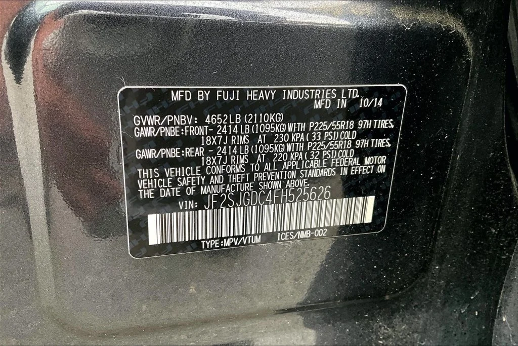 Used 2015 Gray Subaru 2.0XT Premium image 34