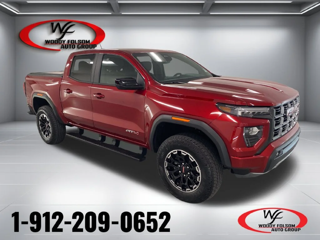 Used 2026 Volcanic Red Tintcoat GMC AT4 image 1